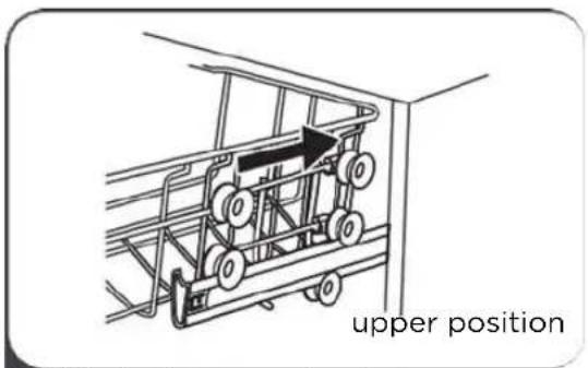 MIDEA SF 3.60NW PRO - ADJUSTING THE UPPER BASKET - 4