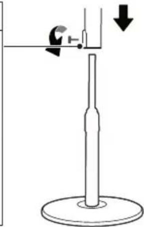 MIDEA MFS400R0APW - Installer le Bouton - 2