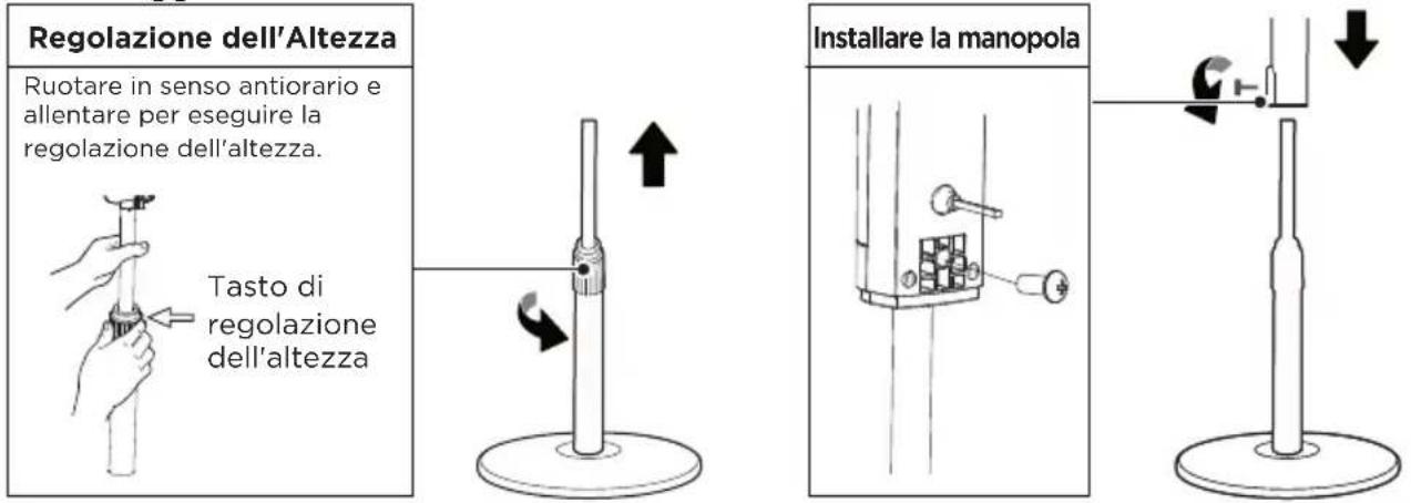MIDEA MFS400R0APW - Installazione dell'Asta - 1