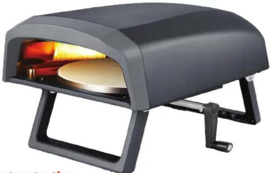 Nutrichef NCPIZRT44 - Four à pizza rotatif à 360 degrés - 1