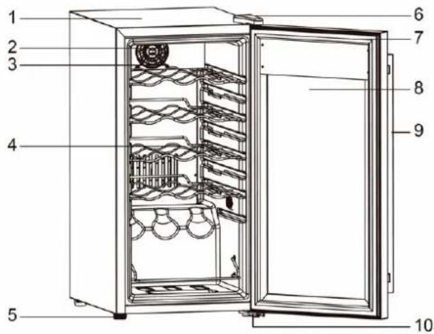 Nutrichef PKCWC12 - PARTS DIAGRAM - 4