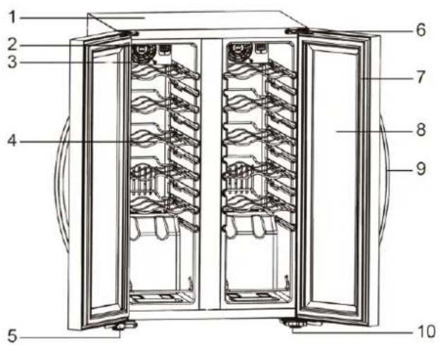 Nutrichef PKCWC12 - DIAGRAMMA DELLE PARTI - 1