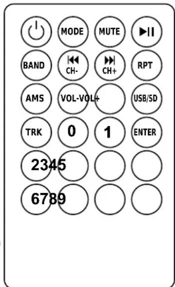 IBIZA SOUND PORT10UHF-BT - FERNBEDIENUNG - 1