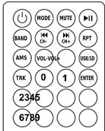 IBIZA SOUND PORT10UHF-BT - CONTROLO REMOTO - 1