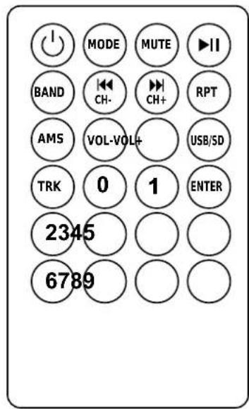 IBIZA SOUND PORT10UHF-BT - AFSTANDSBEDIERING - 1