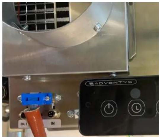 Adventys INDUC-STONE - Connection between generator-control panel - 1
