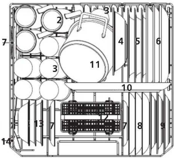 MIDEA ST 3.6F wi - 1.Basket: - 2