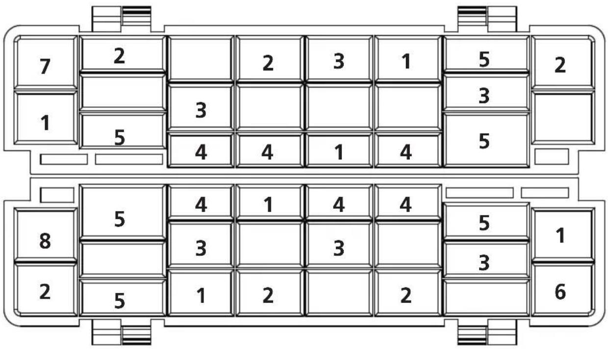 MIDEA ST 3.6F wi - 2.Cutlery basket: - 1