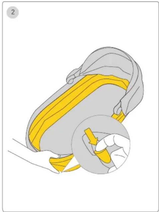 Avionaut Sirius - Product setup - folding carrycot - 2