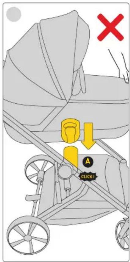 Avionaut Sirius - Carry Cot Attachment on Stroller Frame Carry Cot Removal - 2