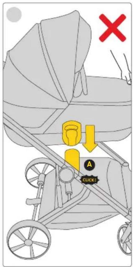 Avionaut Sirius - Carry Cot Attachment on Stroller Frame Carry Cot Removal - 2