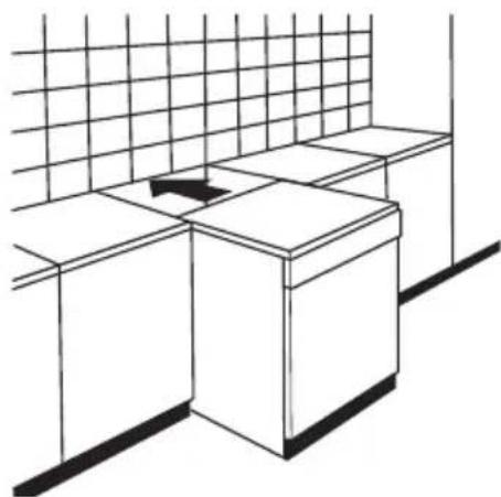 MIDEA MDWEF1034DW-WE - Type 1: Fitting between existing carbinets - 1