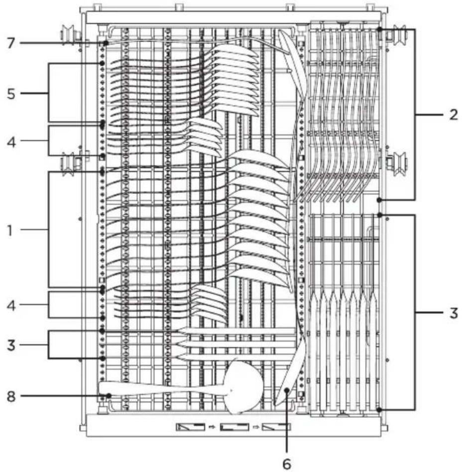 MIDEA MDWEF1034DW-WE - Panier inférieur : - 2