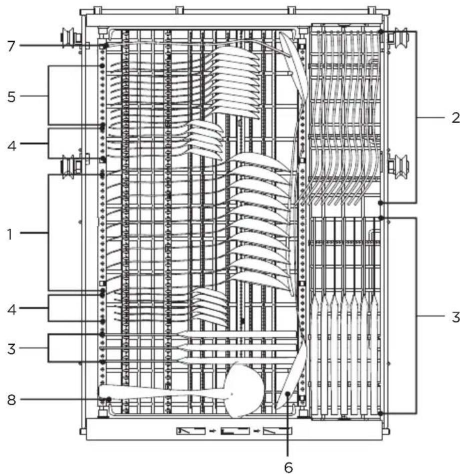 MIDEA MDWEF1034DW-WE - 3.Cutlery rack: - 2