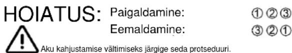 NILFISK SC550 CYL - Akulaadimine - 1