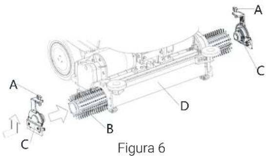 NILFISK SC550 CYL - Montarea/demontarea suportului-tampon (sistem REV) - 2