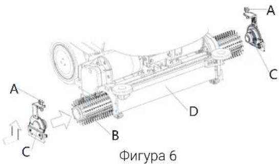 NILFISK SC550 CYL - Сваляне/инсталиране на четката (цилиндрична система) - 1