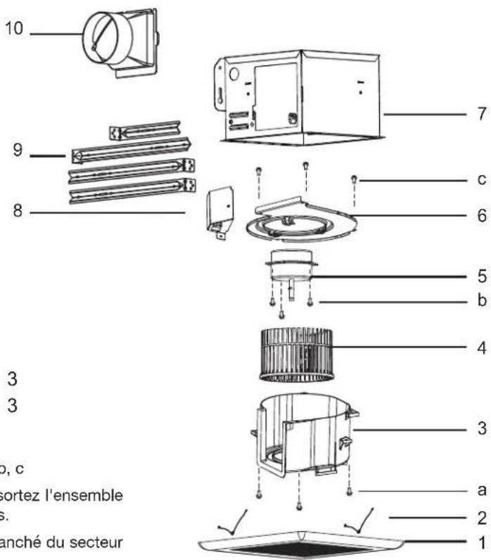 Canarm CEP150 - PIÉCES DE RECHANGE - 1