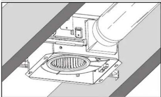 Canarm CNP100 - Install round ductwork. - 3