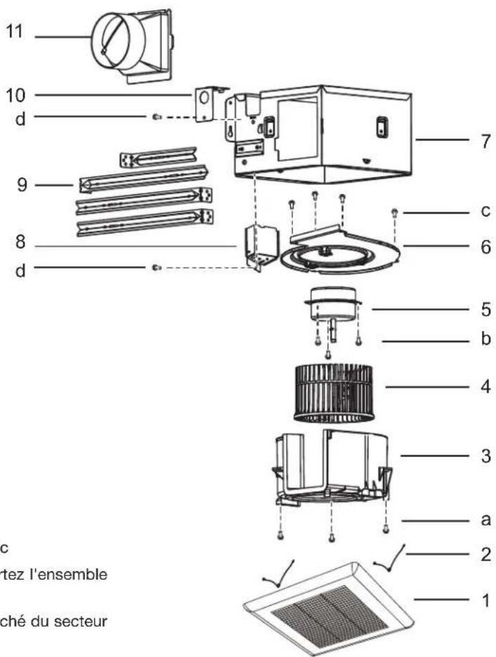 Canarm CNP100 - INSTALLATION DE LA GRILLE - 2