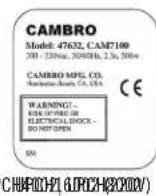 Cambro UPCHT16002 - Instruetiones de Operación - 4