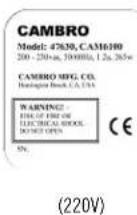 Cambro UPCHT16002 - Instruetiones de Operación - 2