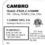 Cambro UPCHT16002 - IV.нчсрукшnoэкн�аци - 1