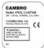 Cambro UPCHT16002 - 3