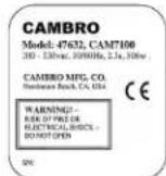 Cambro UPCHT16002 - 2