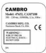 Cambro UPCHT16002 - 2