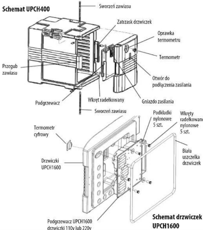 Cambro UPCHT16002 - Montaži widoki w przekroju - 1