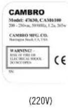 Cambro UPCHT16002 - Istruzioni per l'uso - 2