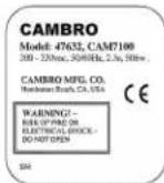 Cambro UPCHT16002 - 1