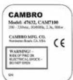 Cambro UPCHT16002 - Operating Instructions - 4