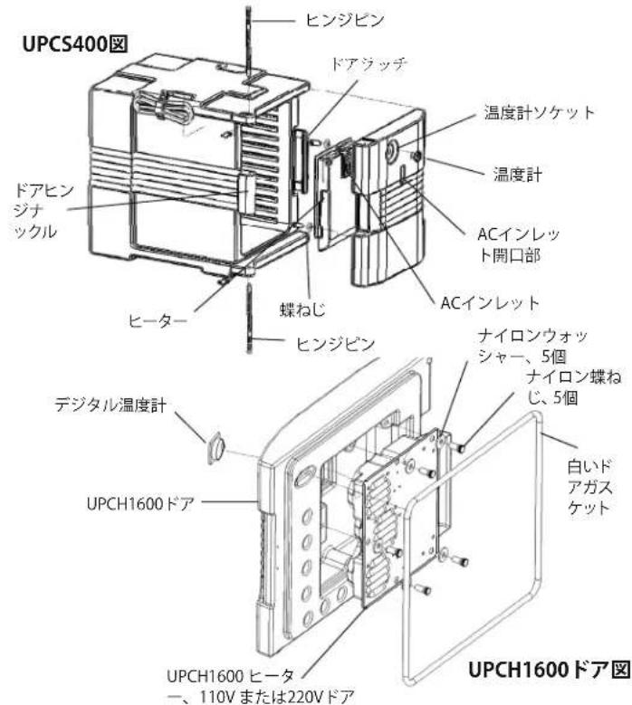 Cambro UPCHT16002 - III.組み立てと製品分解圖 - 1