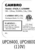 Cambro UPCHT16002 - Istruzioni per l'uso - 1
