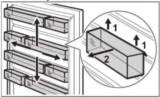 ELECTROLUX ENT6MD19S3 - Positioning door shelves - 1