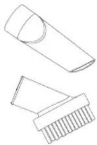 TORNADO VCBKC800BC - Uso de herramientas de limpieza La herramienta para rincones y el cepillo para el polvo se guardan en el soporte de accesorios. - 1