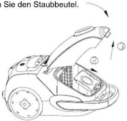 TORNADO VCBKC800BC - Wechseln des Staubbeutels - 1