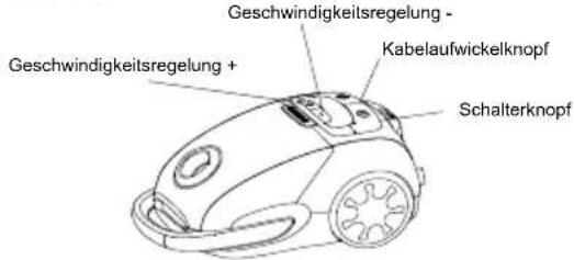 TORNADO VCBKC800BC - Bevor Sie das Gerät verwenden, rollen Sie eine ausreichende Länge des Kabels aus und stecken Sie den Stecker in die Steckdose. Eine gelbe Markierung am Netzkabel zeigt die ideale Kabellänge an. Dehnen Sie das Kabel nicht über die rote Markierung hinaus aus. - 1