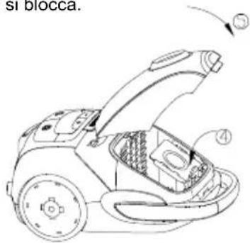 TORNADO VCBKC800BC - Cambio del sacchetto della polvere - 2