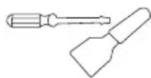 MIDEA MDRU502MTE46 - Tools needed for changing the door: - 3