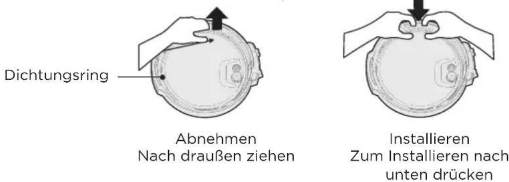 MIDEA MPC802SAMK - Deinstallation und Installation des Dichtungsrings - 1