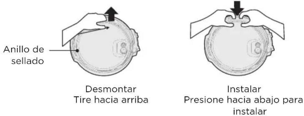 MIDEA MPC802SAMK - Desmontar e instalar el anillo de sellado - 1