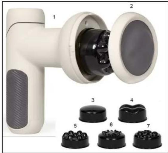 LIVOO DOS222 - Masseur multifonction 5 en 1 - 2