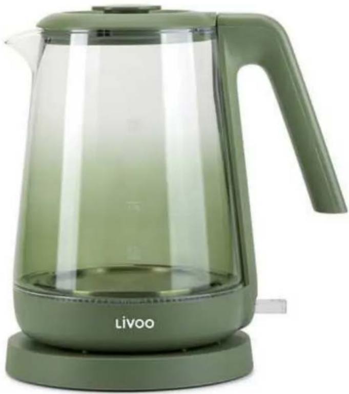 LIVOO DOD216 - Bouilloire en verre 1.7L - 1