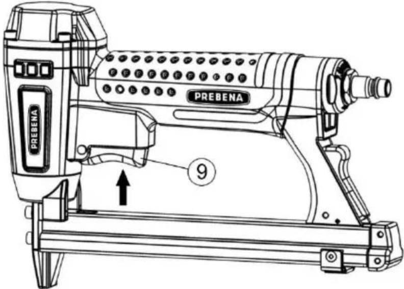Prebena 1GP-V16 - Triggering the tacker - 1