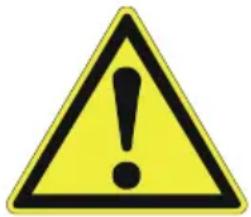 Prebena 1GP-V16 - Features of the danger warnings - 1
