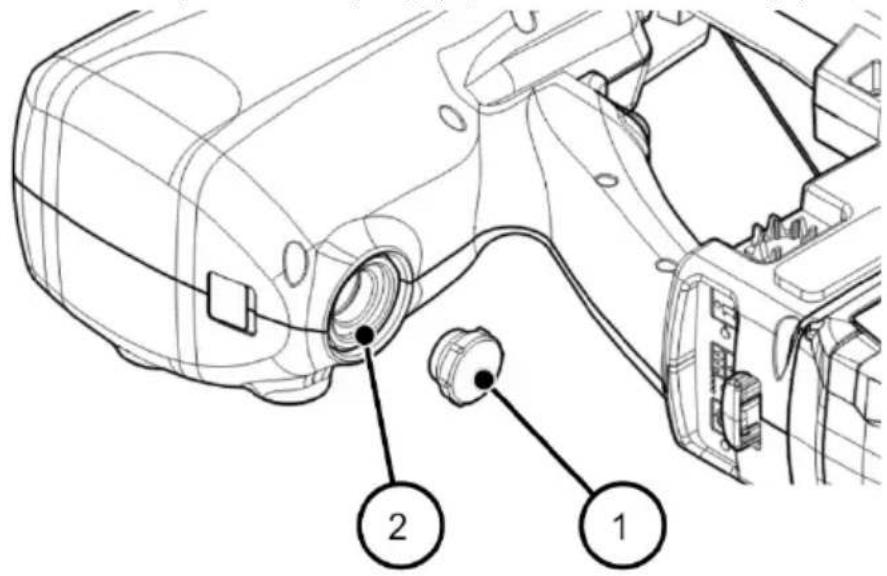 Prebena PKT-8RKP100 - Unscrewing the protective plug - 1