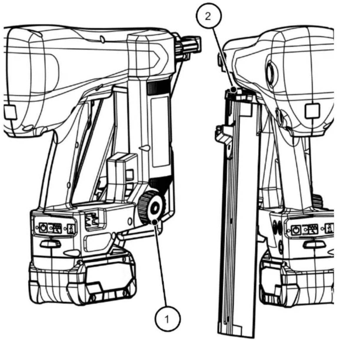 Prebena PKT-8RKP100 - Removing the magazine - 1
